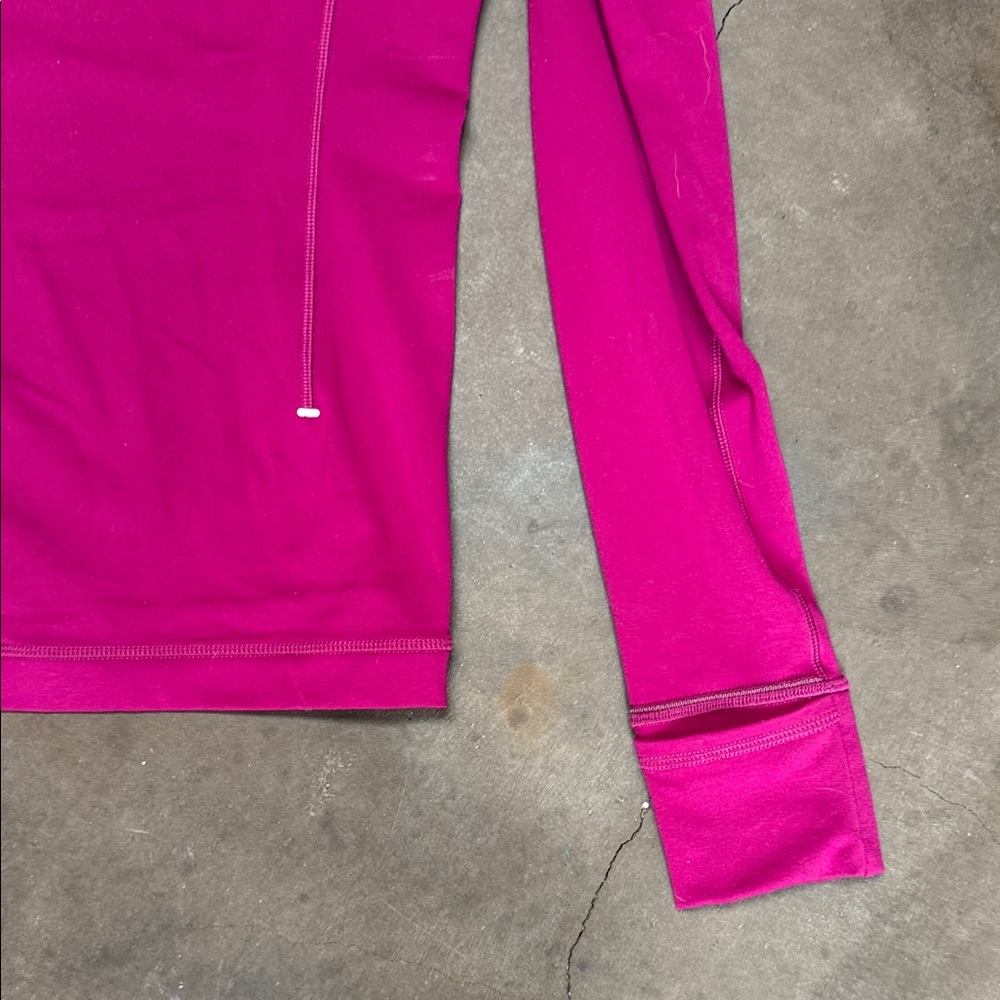 Lululemon It’s Rulu Run Long Sleeve Thumbholes Pink Women- size 4 - Picture 8 of 8